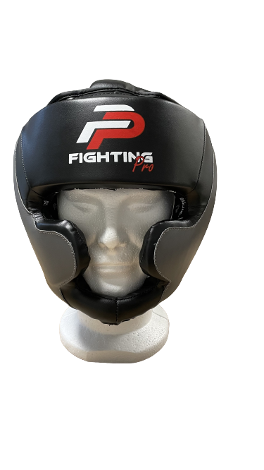 Casque de boxe protection menton et pommettes